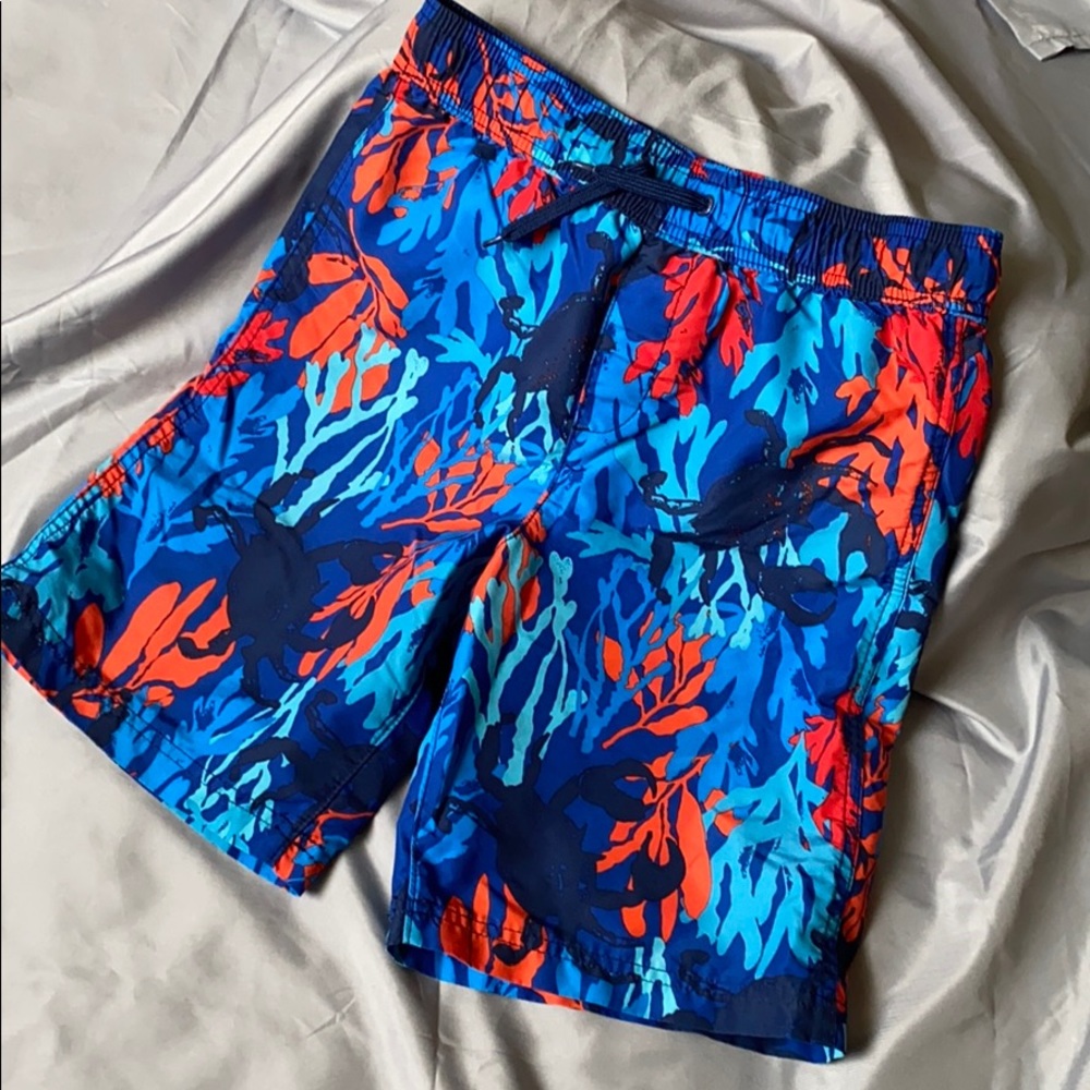 Lands’ End/Boys’ Swim Shorts/Sz. Med. 10-12